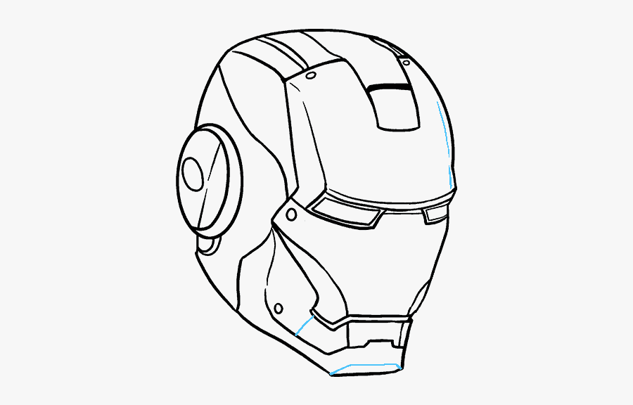How To Draw Iron Man In A Few Easy Steps Easy Drawing - Iron Man Simple Drawing, Transparent Clipart
