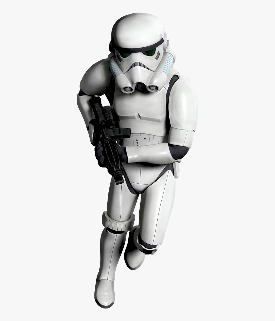 Transparent Stormtrooper Helmet Clipart - Star Wars Stormtrooper Running Png, Transparent Clipart
