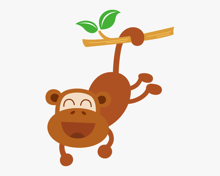 Clipart Monkey Safari Animal - Illustration, Transparent Clipart