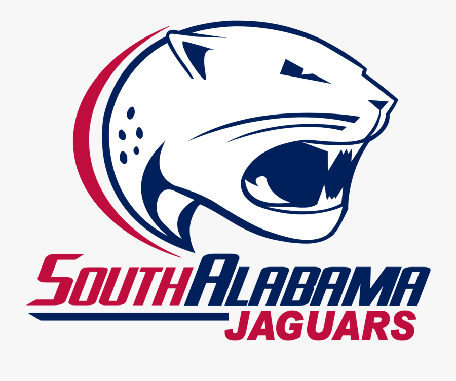 Font,logo,trademark,clip Art,fish - Southern Alabama Football Logo, Transparent Clipart