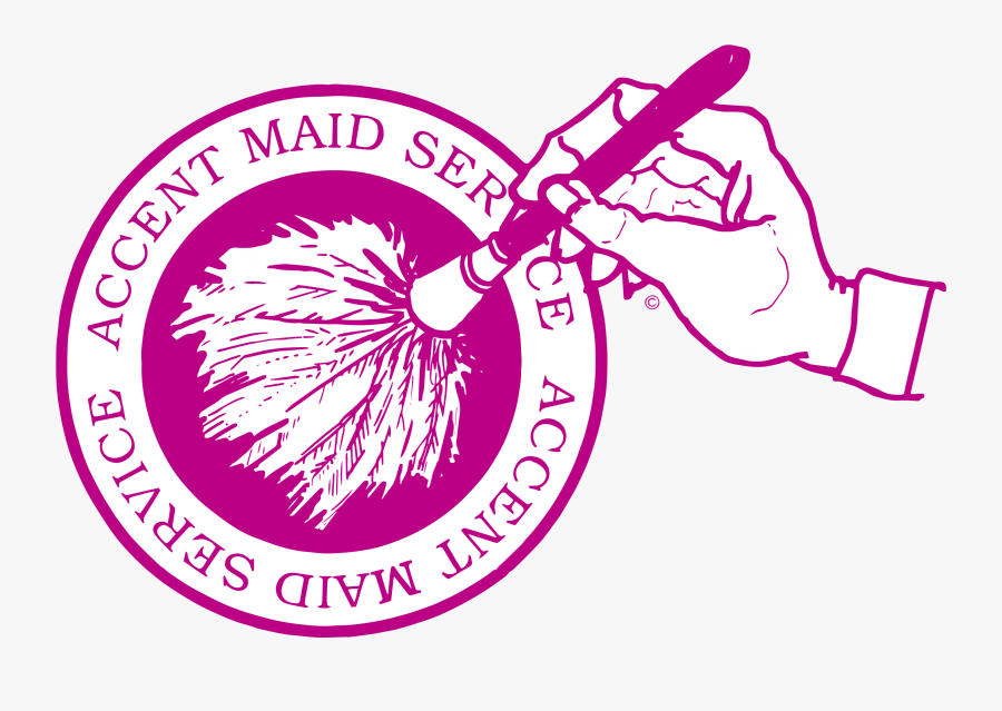 Accent Maid Service Logo - Maid Service, Transparent Clipart