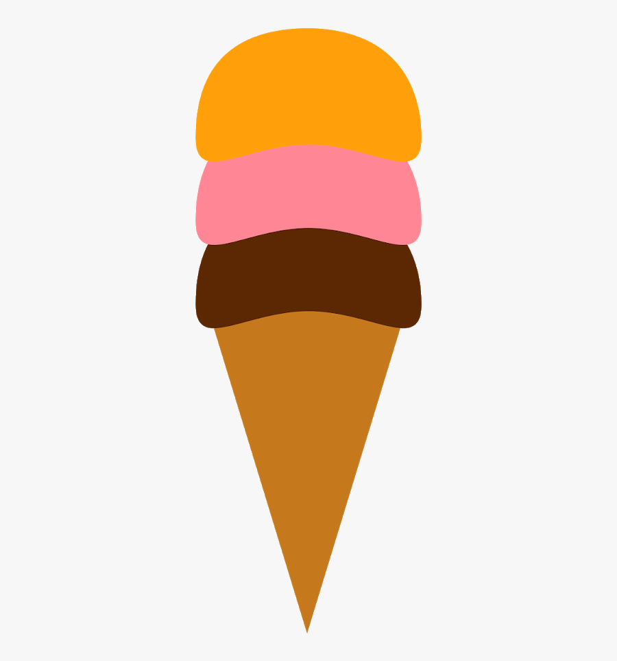 Ice Cream Clipart Design - Ice Cream Cone, Transparent Clipart