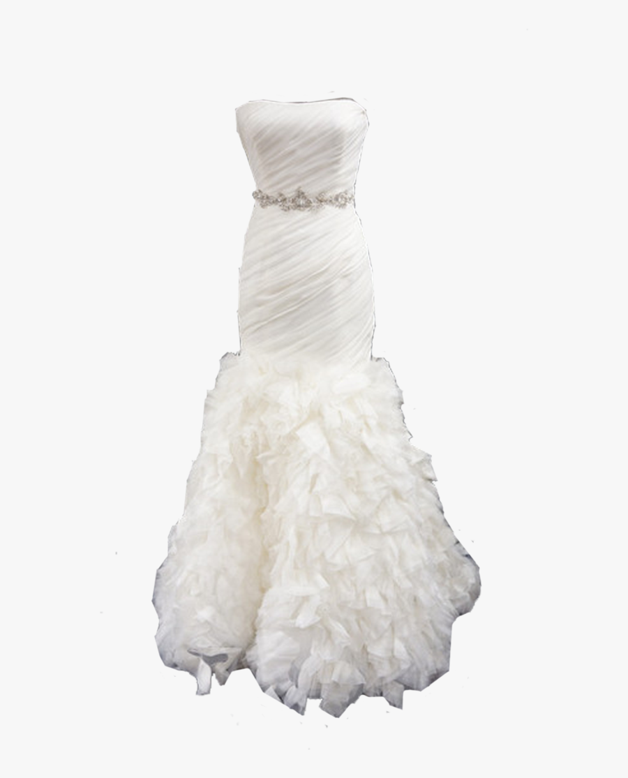 Dress Vector Png - Mermaid Wedding Dress Png, Transparent Clipart