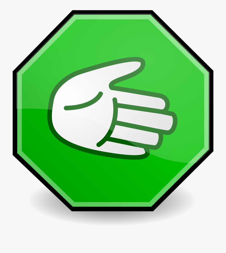 Go Hand Sign Clipart , Png Download - Go Hand Sign, Transparent Clipart