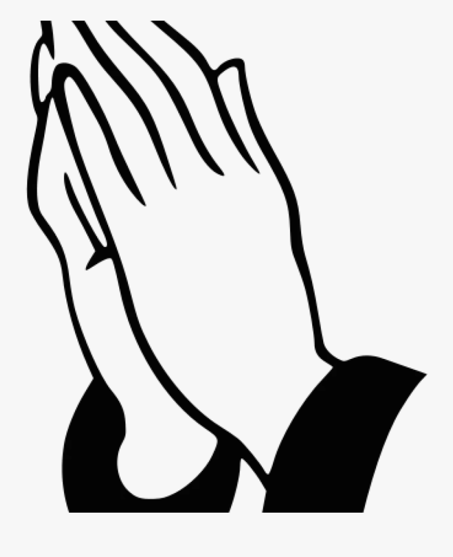 Clipart Praying Hands - Praying Hands Emoji Drawing, Transparent Clipart