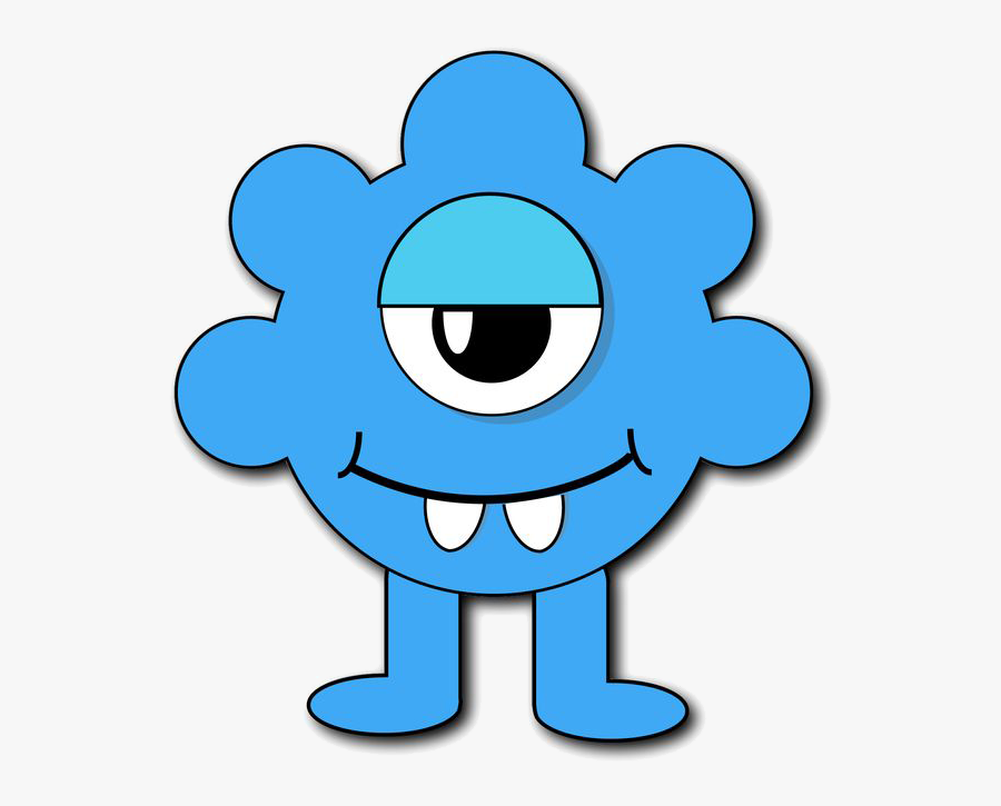 Blue Monster Png File - Monster Clipart Kids, Transparent Clipart