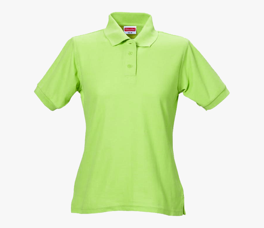 Lime Green Collar T Shirt Png, Transparent Clipart