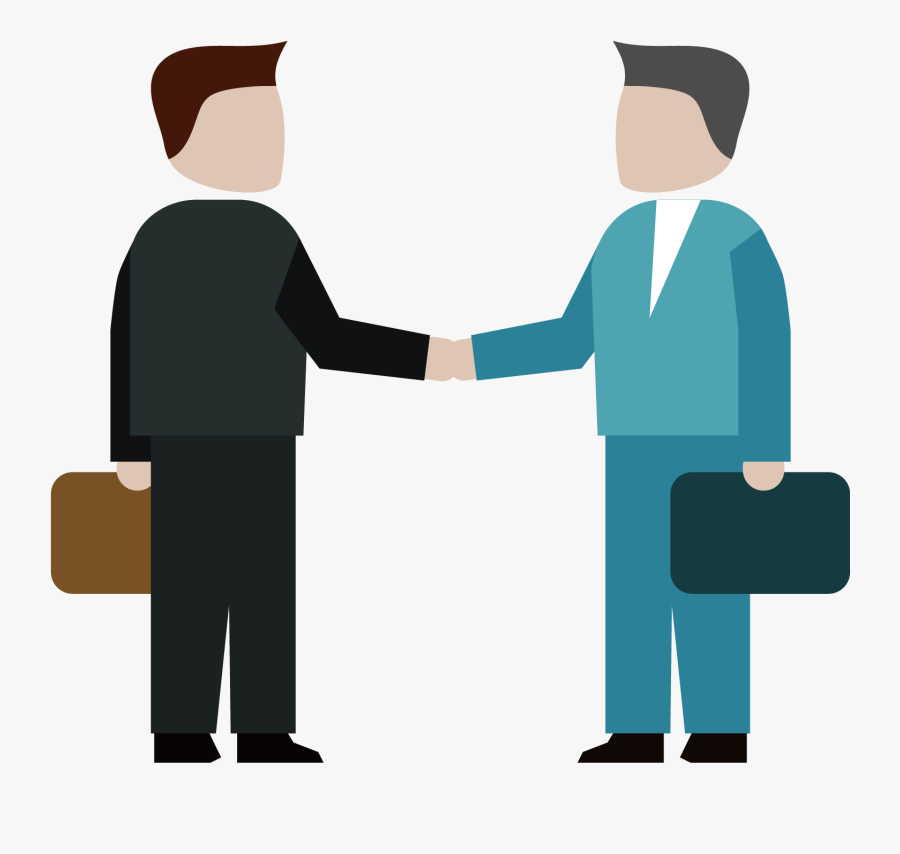 Training Professional Icon - Businessmen Shaking Hands Clipart, Transparent Clipart