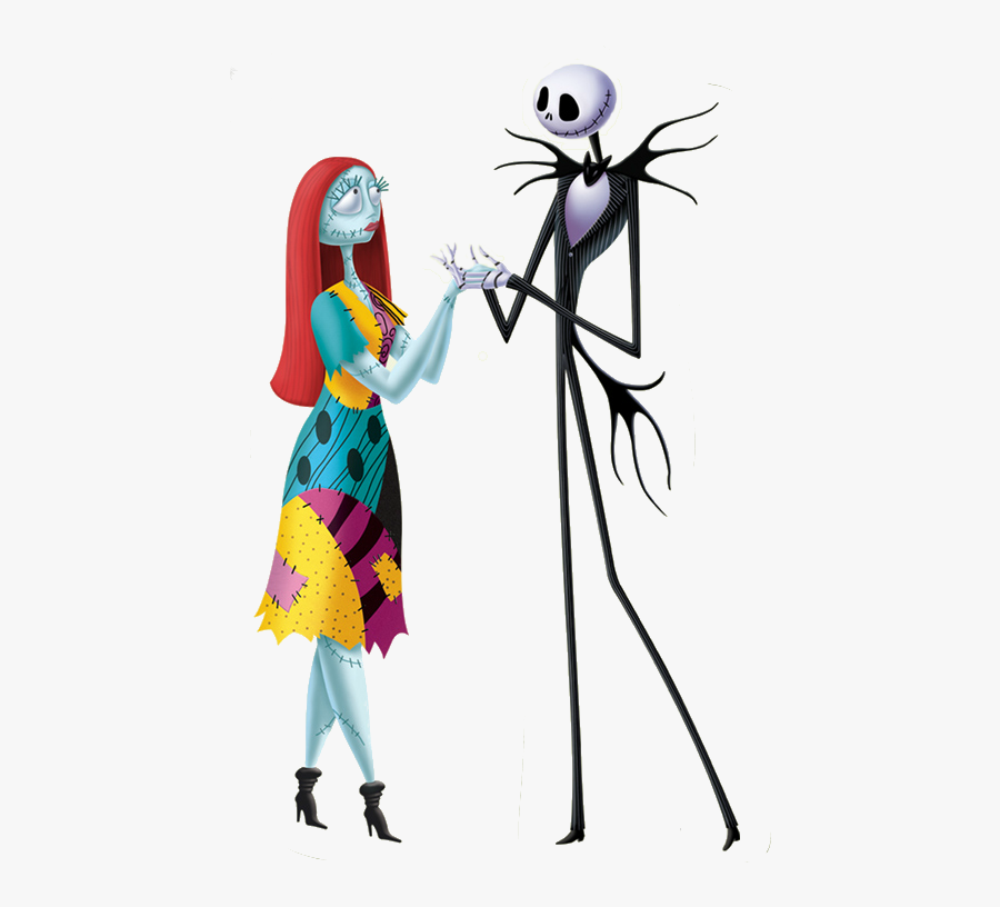 Image Dramatic Jack And Sally Png Disney Wiki Fandom - Nightmare Before Christmas Jack And Sally Png, Transparent Clipart