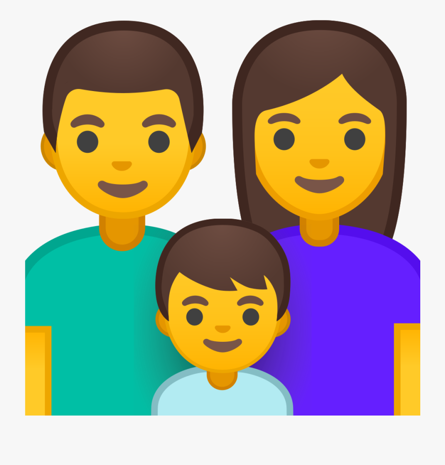 Transparent Children Love Clipart - Emoji Familia, Transparent Clipart