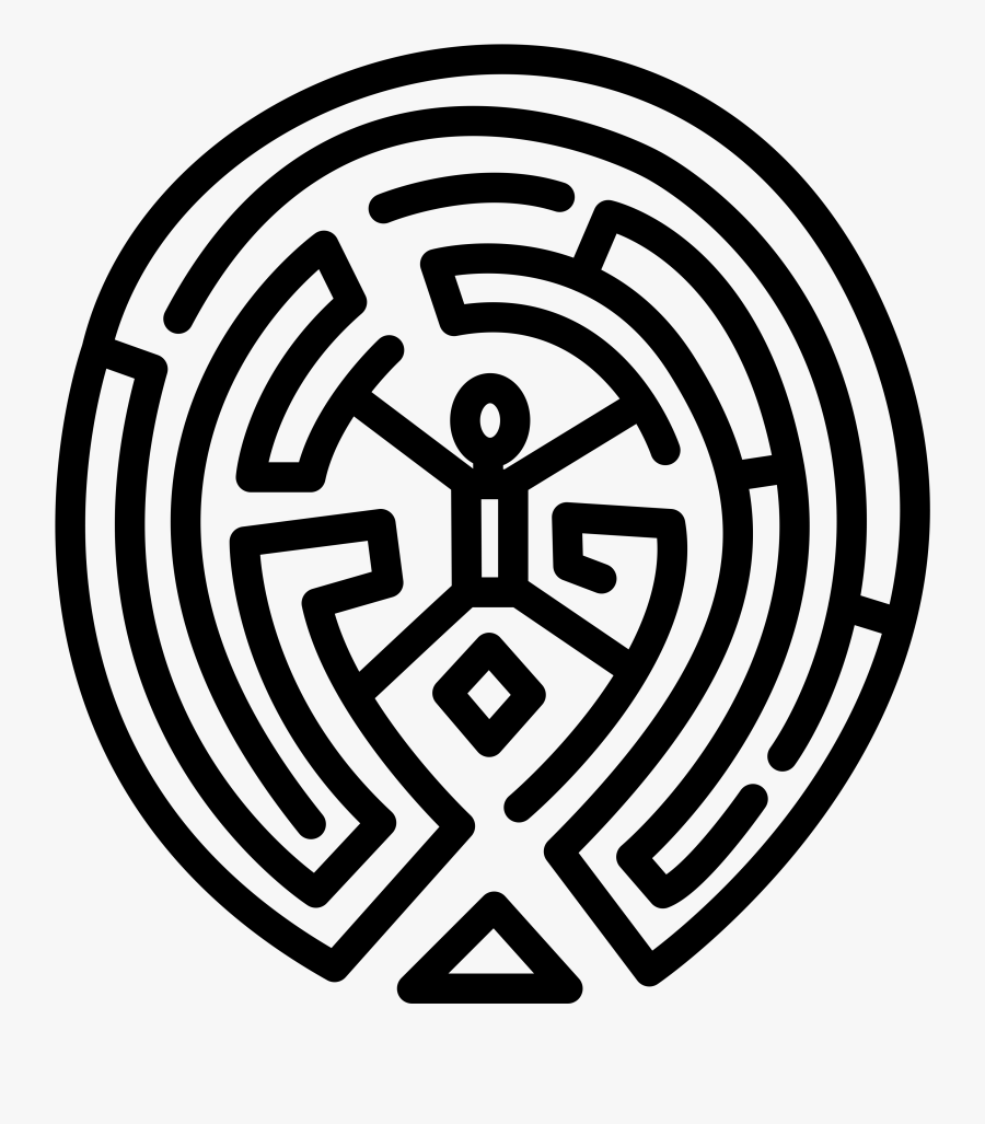 Labyrinth - Maze Westworld Tattoo, Transparent Clipart