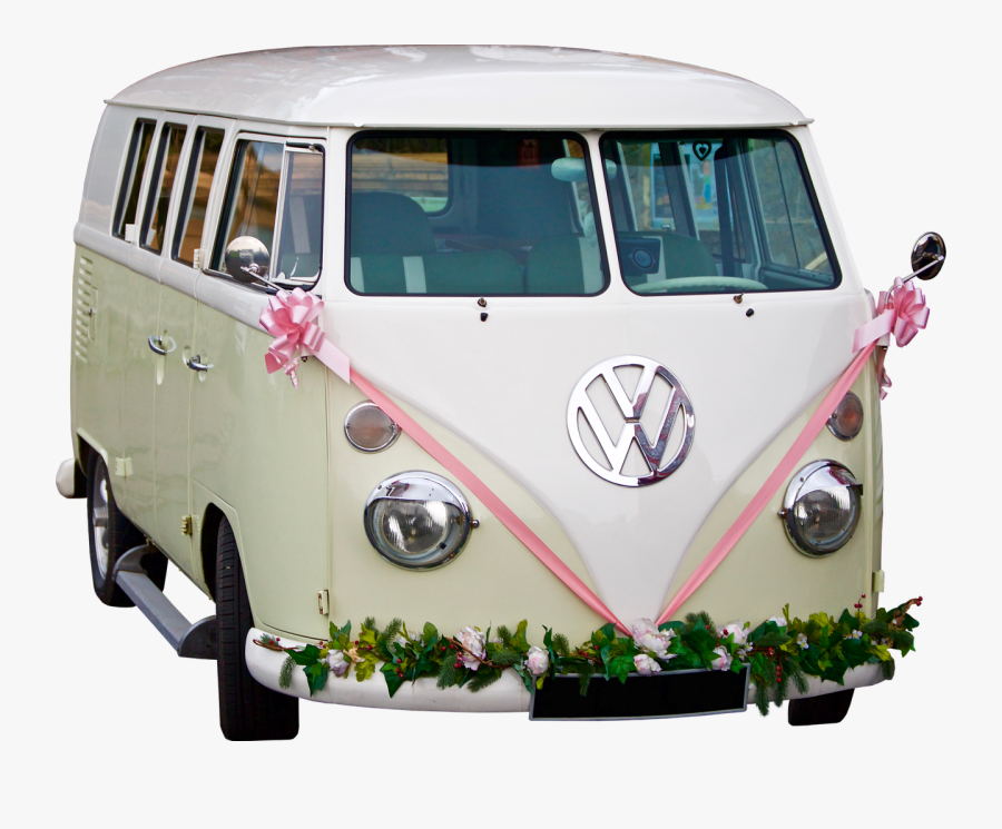 Volkswagen Bus, Transparent Clipart