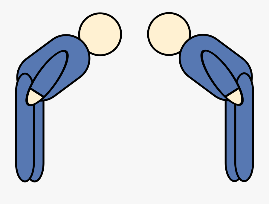 Other Clipart - People Bowing To Each Other, Transparent Clipart