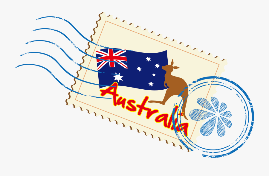 Vector Euclidean Stamps Australia Icon Free Png Hq - Postage Stamp Australia Png, Transparent Clipart
