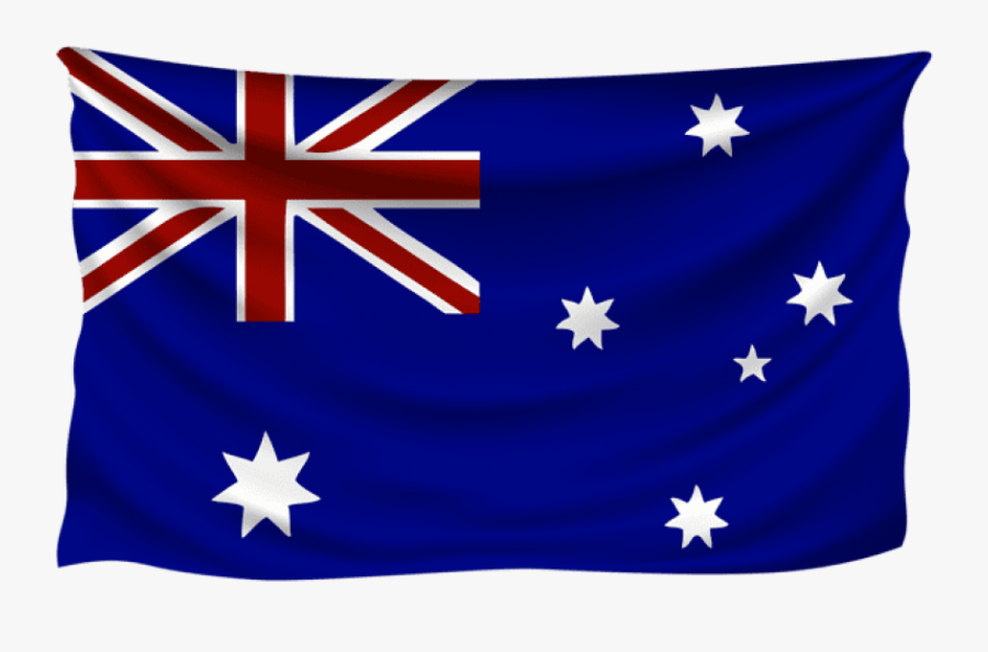 Free Png Download Australia Wrinkled Flag Clipart Png - Australian Flag A4 Printable, Transparent Clipart