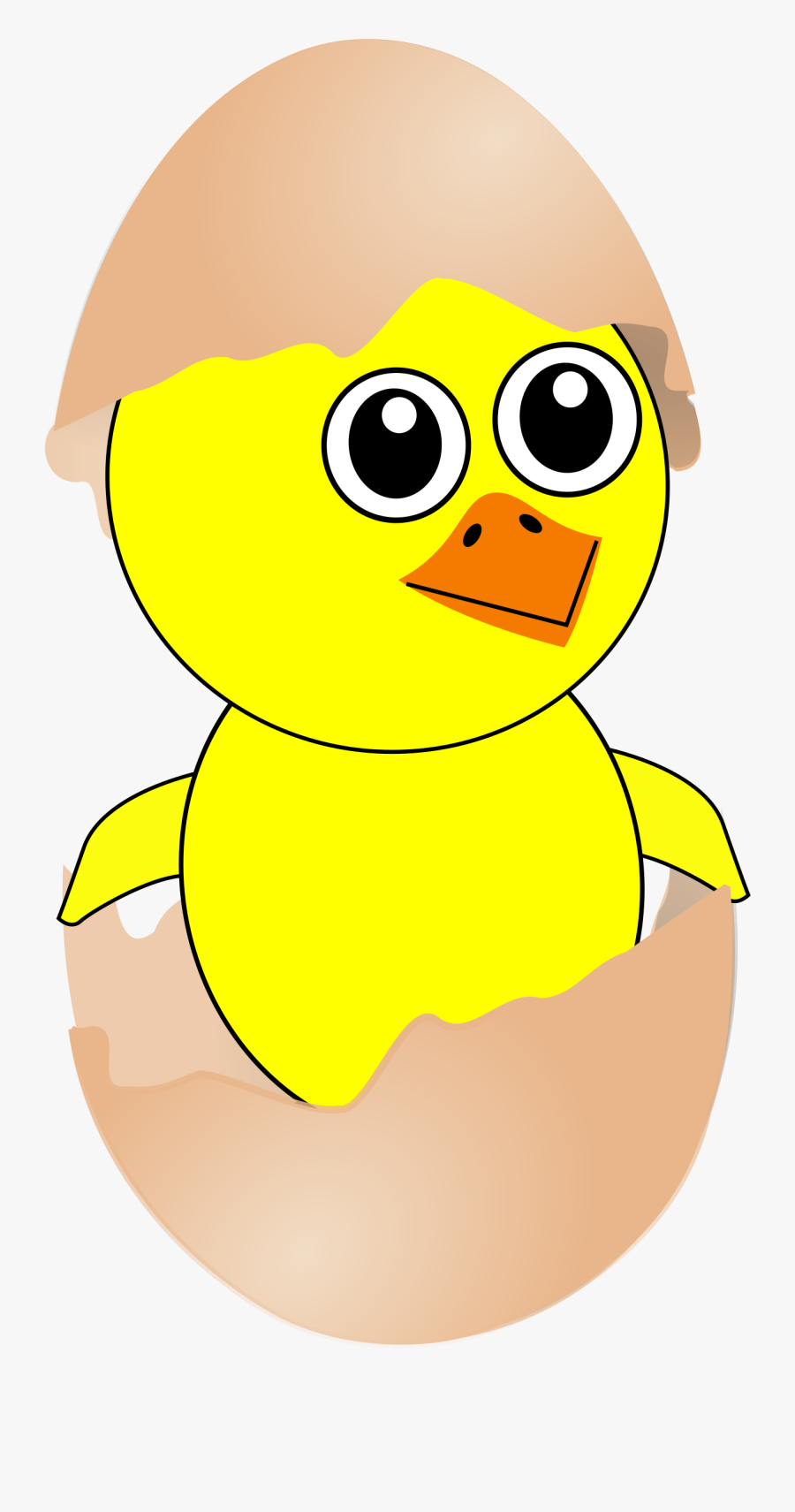 Easter Chick Cartoon Clipart - Chick And Egg Transparent, Transparent Clipart