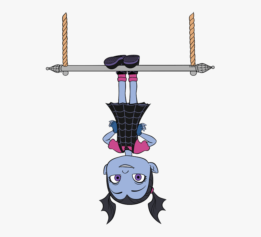 Vampirina Hanging Upside Down, Transparent Clipart