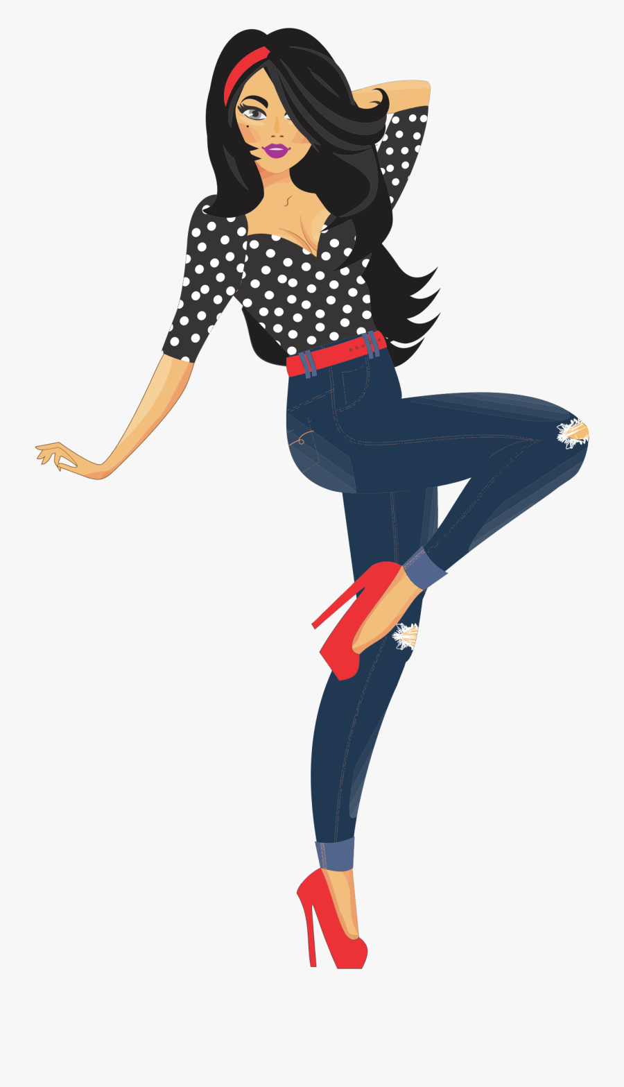 Fashion Lady Clipart Png - If You Can T Get A Girlfriend, Transparent Clipart