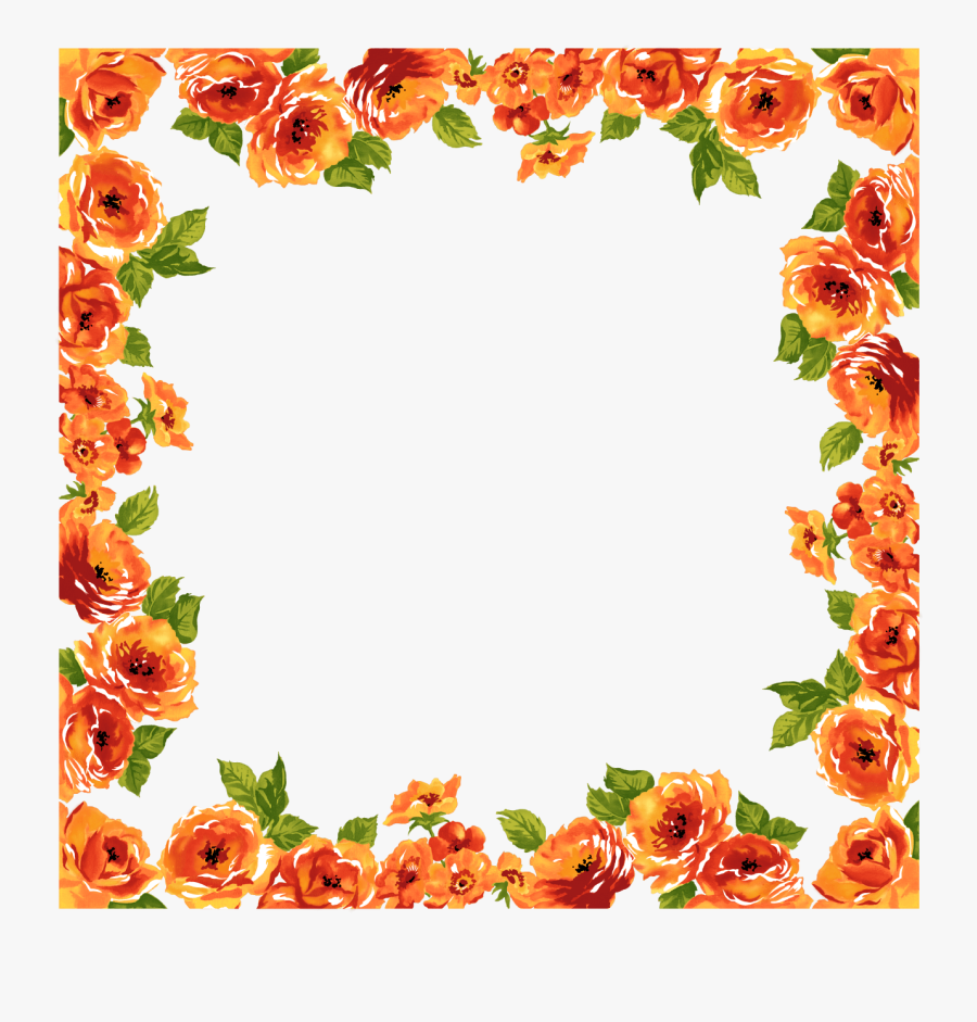Free Page Border Designs Flower Border Png Flower Frame Png Page ...