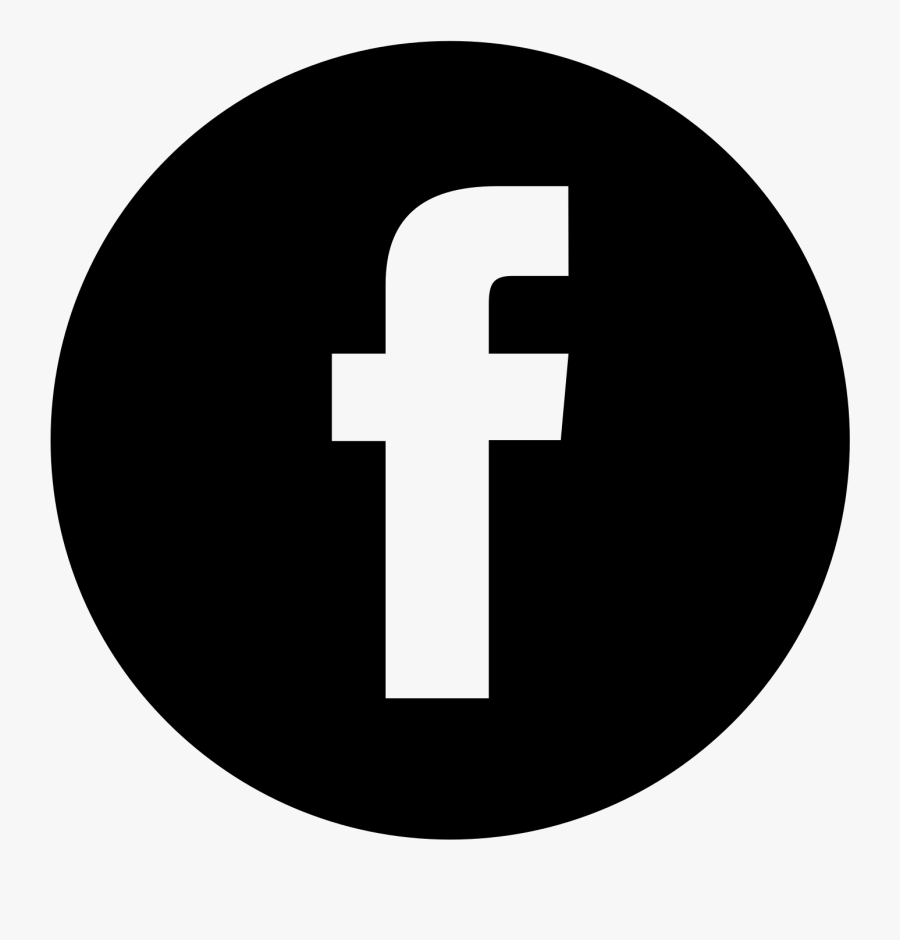 Transparent Facebook Logo Black, Transparent Clipart