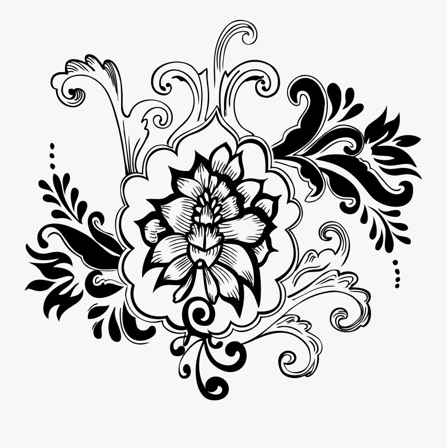 Floral Vector Free Stock Images Pinterest Fall - Design Flower Vector Png, Transparent Clipart