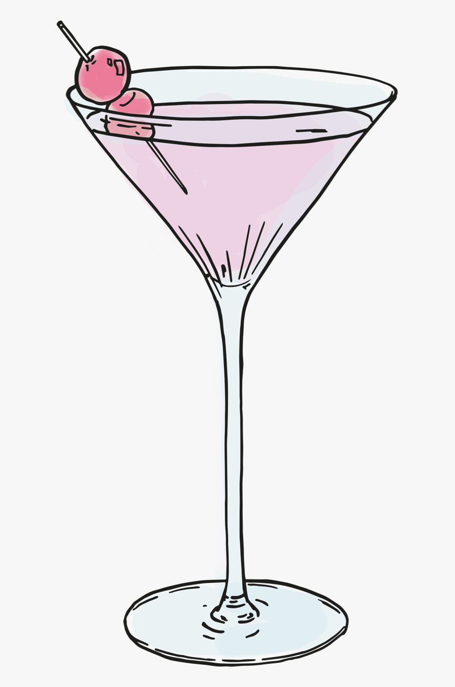 Cigar Clipart Scotch Glass - Martini Glass, Transparent Clipart