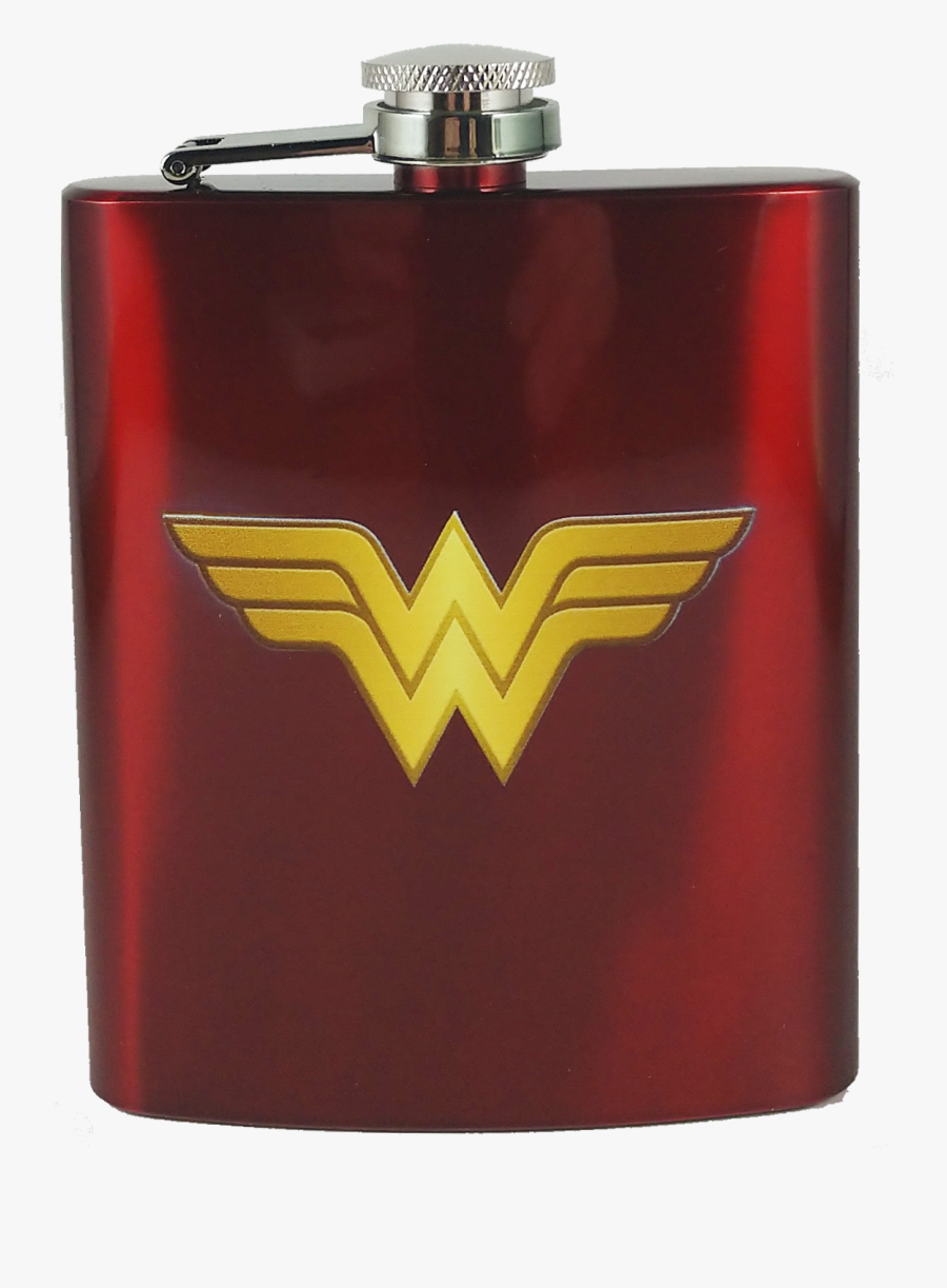 Wonder Women Flask - Wonder Woman Breast Cancer Logo, Transparent Clipart