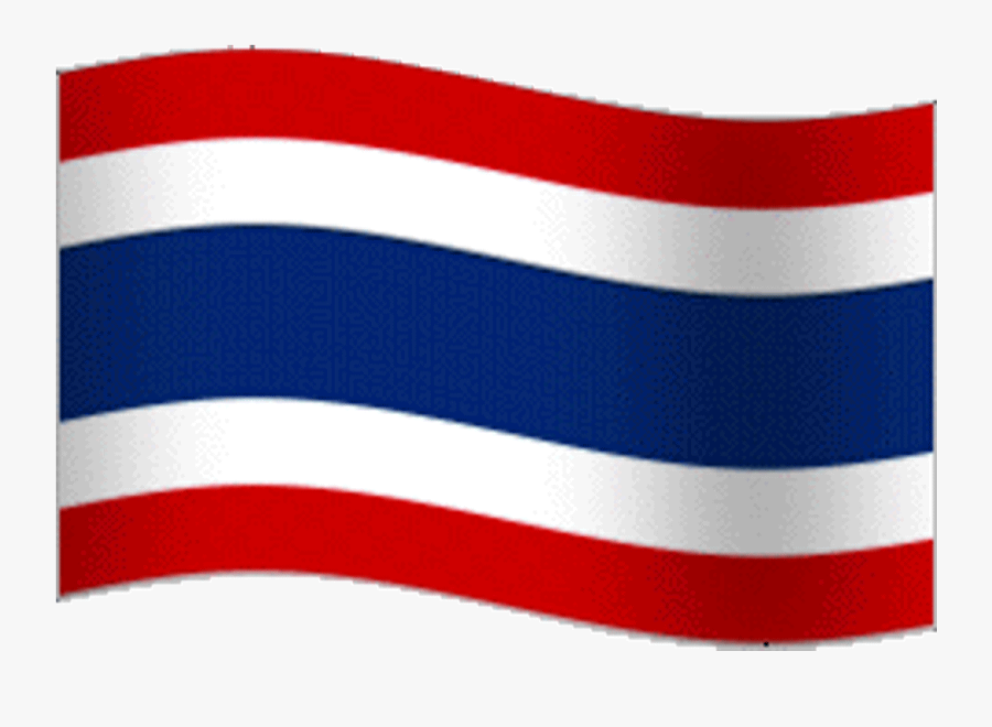 Animated Flag Of Thailand Clipart , Png Download - Thailand Flag Waving Gif, Transparent Clipart