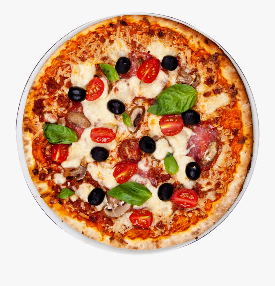 Cuisine Take Out York Style Margherita Pizza Italian - Crust Garlic Prawn Pizza, Transparent Clipart