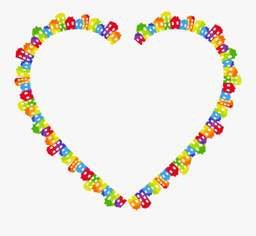 Heart,art,jewellery - Rainbow Glitter Heart Gif, Transparent Clipart