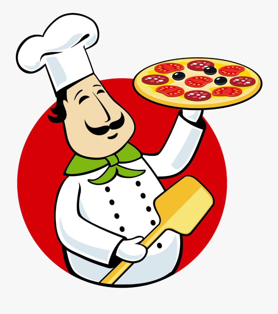 Pizza Delivery Italian Cuisine Chef Clip Art - Chef Clipart Png, Transparent Clipart
