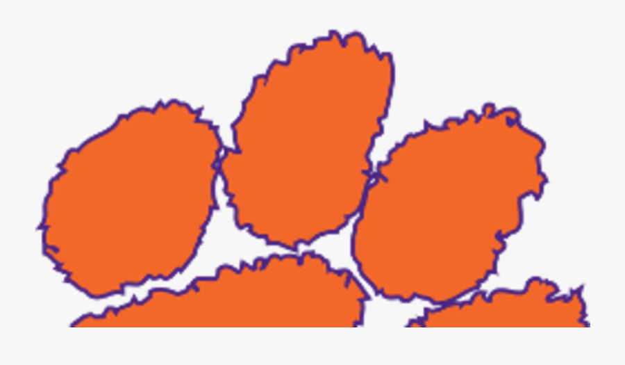 Clemson The Favorites To Win The Acc Football Title - Clip Art Clemson Tiger Paw, Transparent Clipart