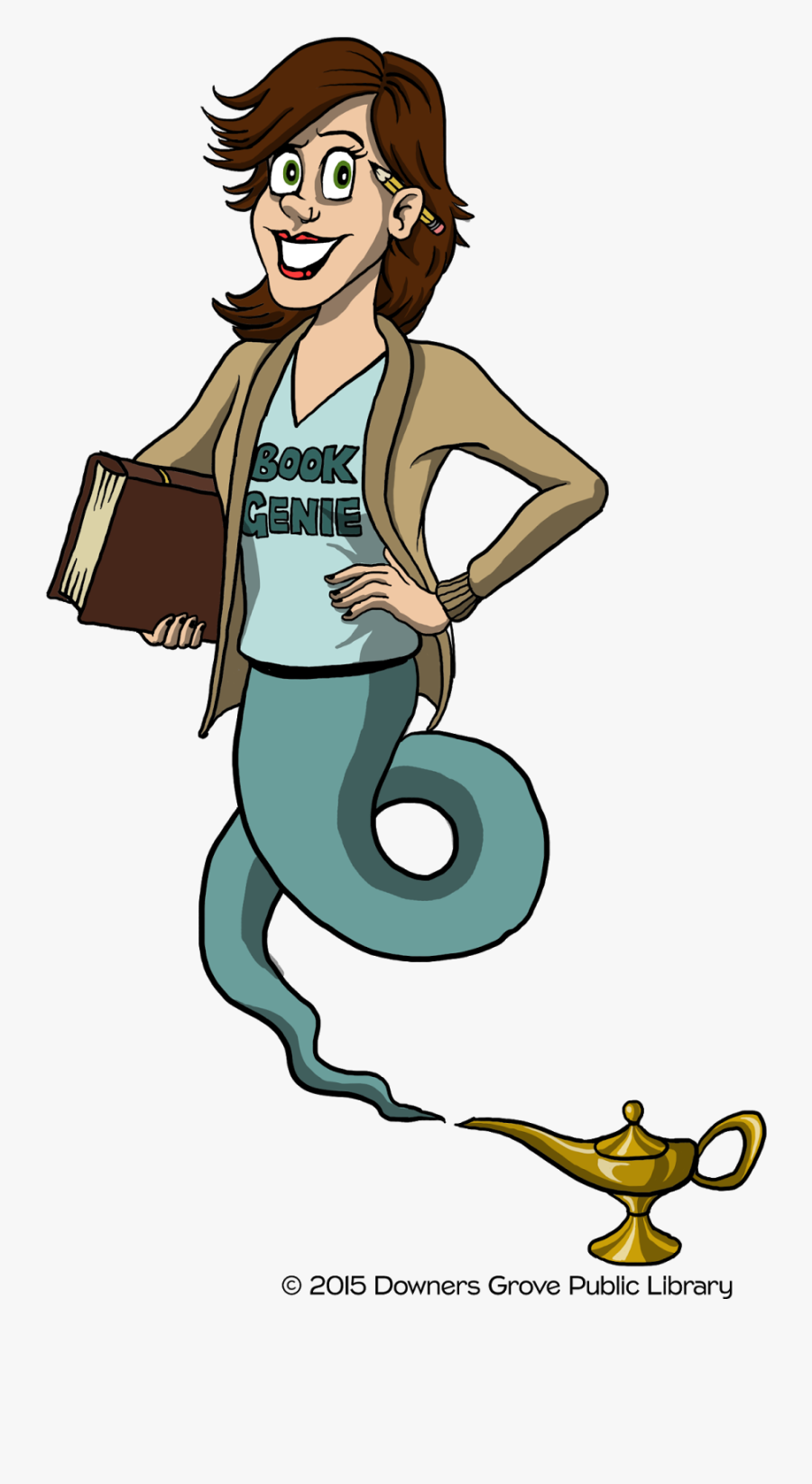 What Is Book Genie And Why Did It Win That Is The Subject - Cartoon, Transparent Clipart