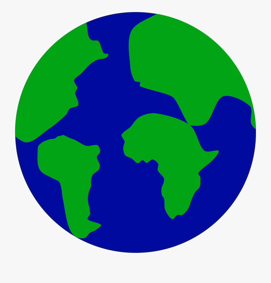 Earth With Continents Separated - Continent Clip Art, Transparent Clipart