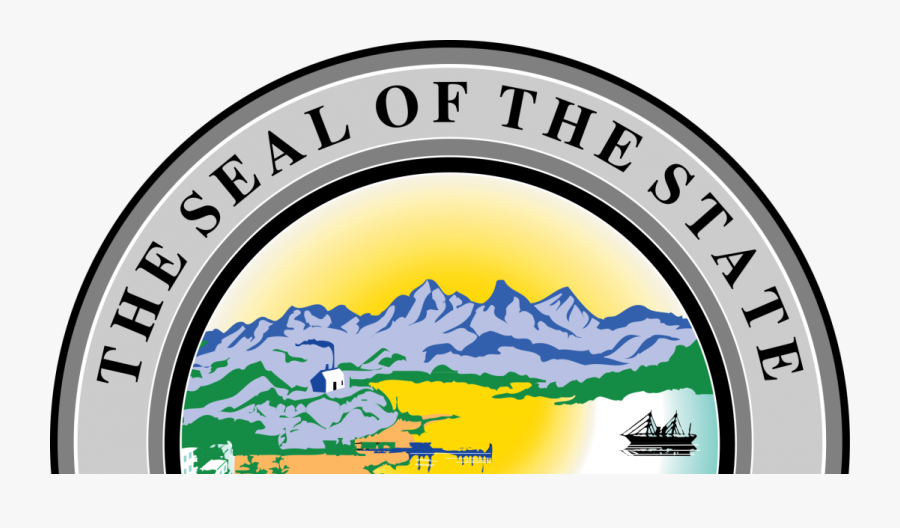 Mountain Ridge Clipart Svg - Alaska State Seal, Transparent Clipart