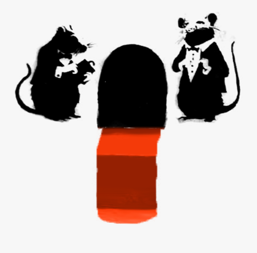 Banksy Red Carpet Mice - Banksy Rats, Transparent Clipart