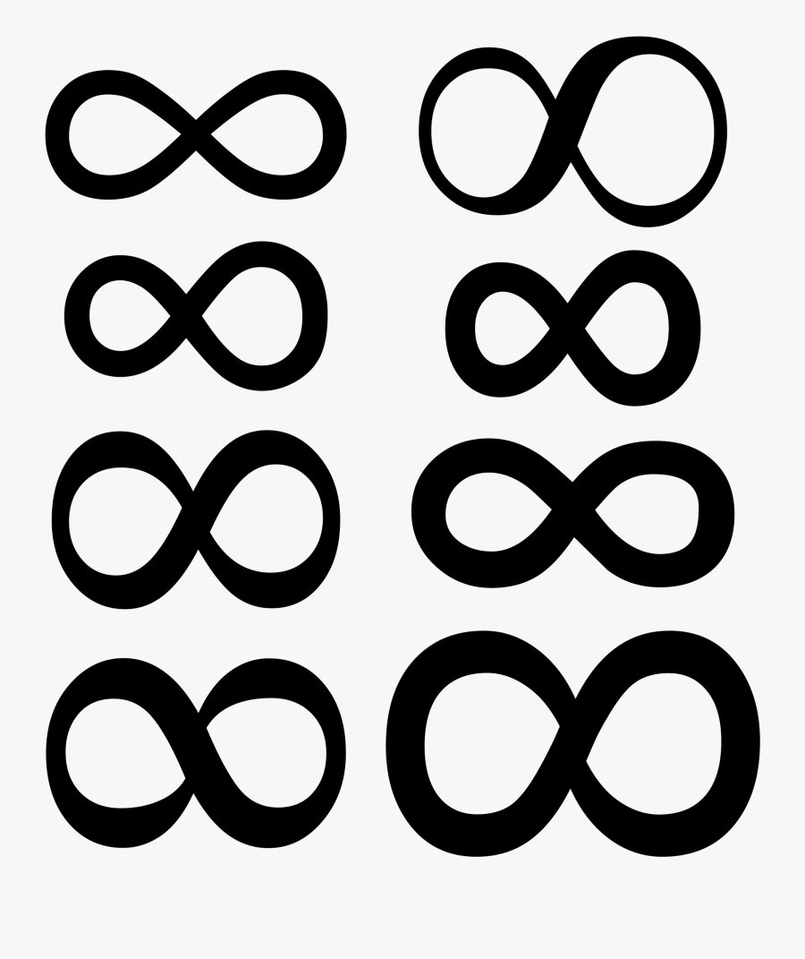 Infinity Symbol, Transparent Clipart