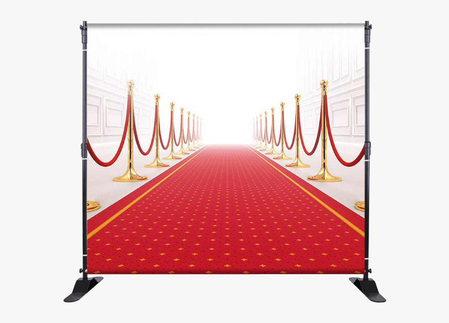 Red Carpet Event Backdrop - Events Management, Transparent Clipart