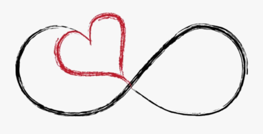 Hearts Into Infinity Sign Clipart , Png Download - Love Transparent Infinity Symbol, Transparent Clipart