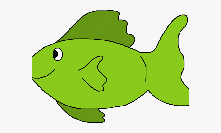 Fish Clipart Letter - Green Fish Clipart Png, Transparent Clipart