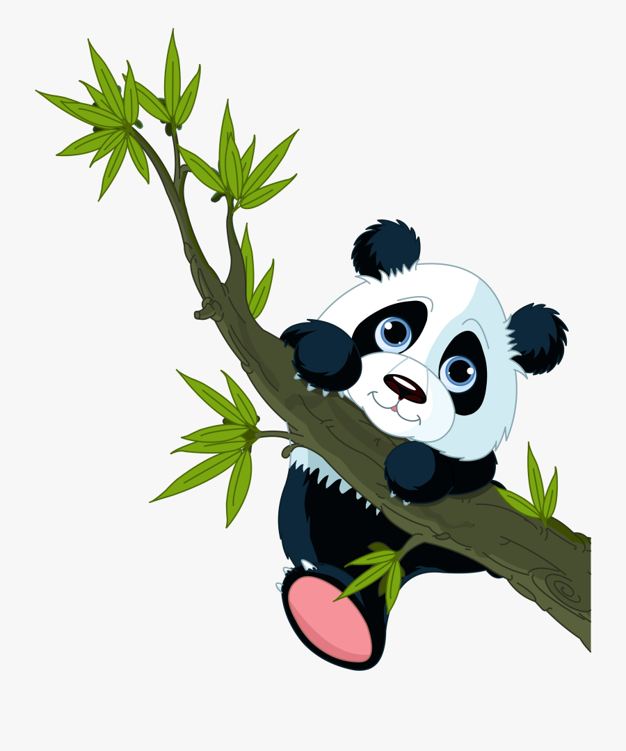 Giant Wall Sticker Decal Panda Red Clipart - Transparent Background Panda Clipart, Transparent Clipart