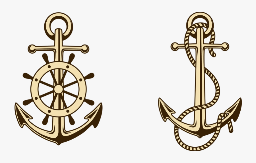 Ship Wheel Paper Anchor Ships Clip Art And Transparent - Ship Wheel And Anchor, Transparent Clipart