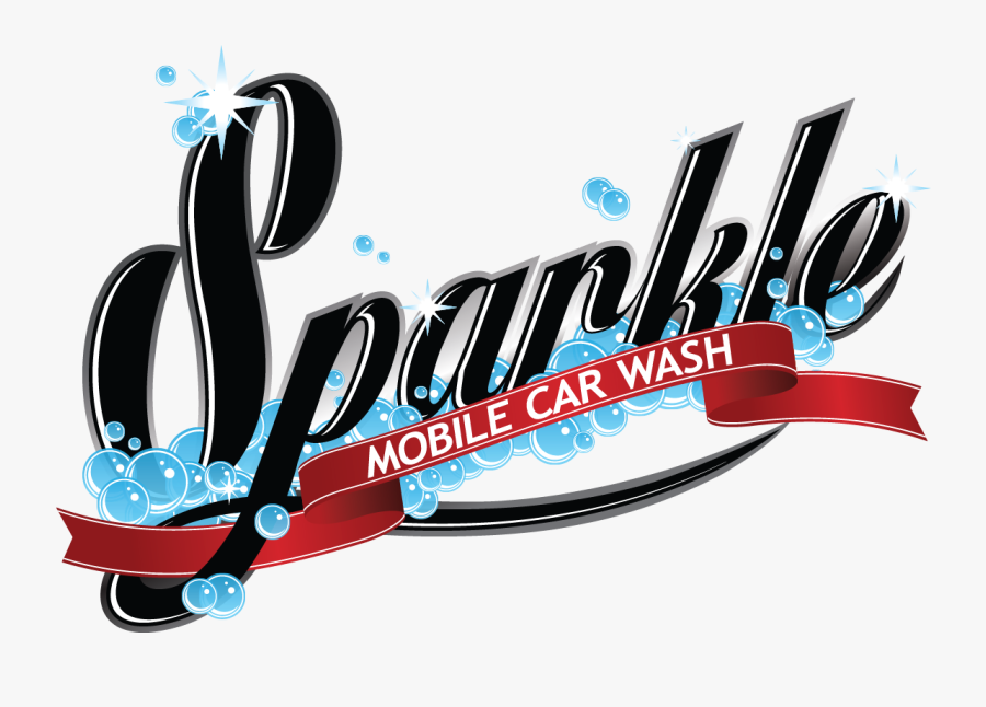 Sparkle Mobile Car Wash - Car Wash Detail Logo, Transparent Clipart