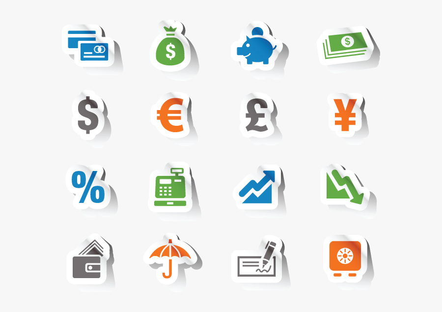 Finance Icon Free Vector, Transparent Clipart