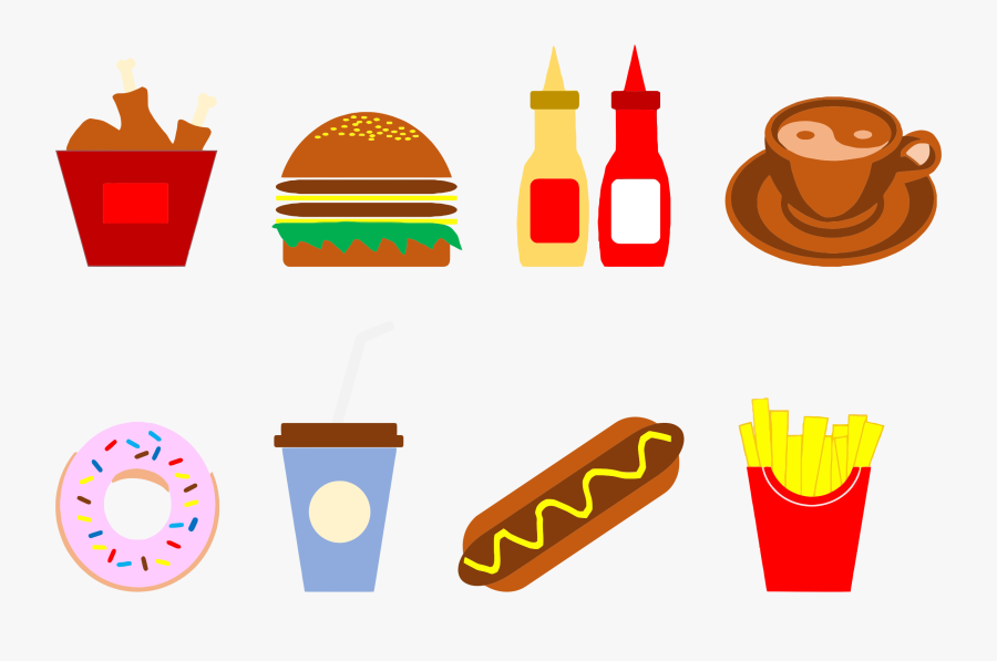 Food,artwork,fast Food - Gambar Makanan Dan Minuman Animasi, Transparent Clipart