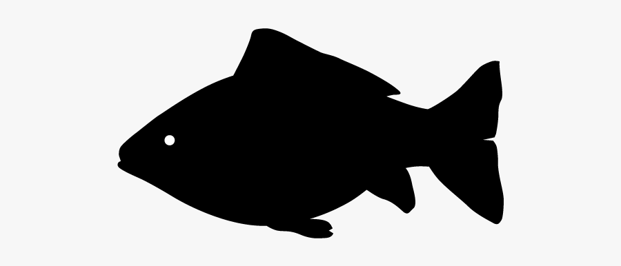 Silhouette Transparent Fish Clip Art, Transparent Clipart