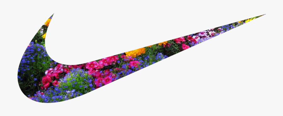 floral nike logo