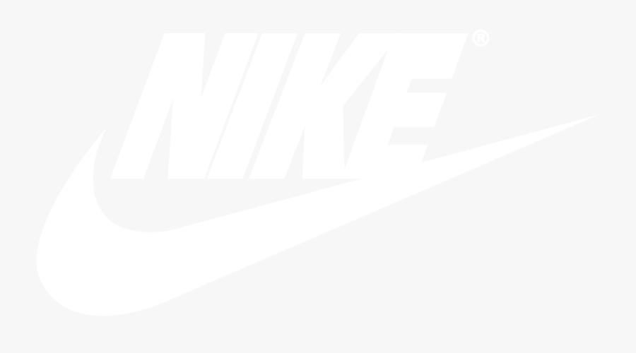 Nike Black And White Logo, Transparent Clipart