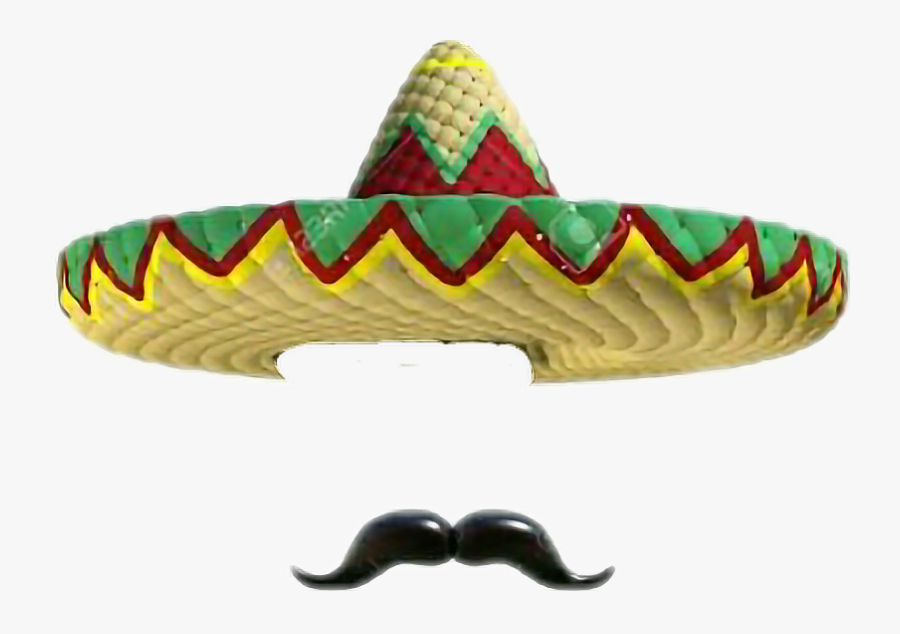 Transparent Sombrero Hat Png - Sombrero Mexicano Con Bigote , Free