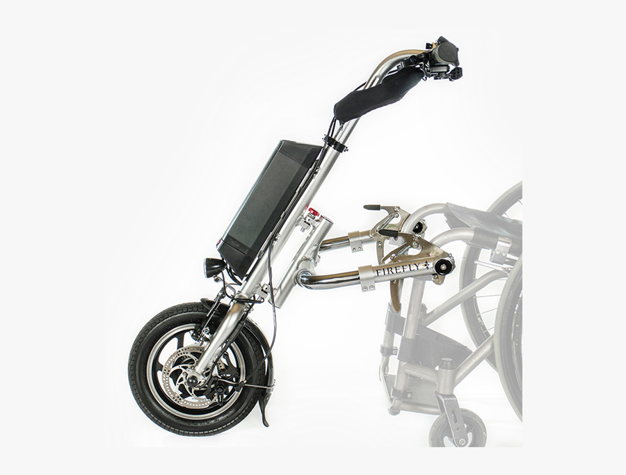 Firefly Attachable Full Power Handcycle - Electric Add On For Wheelchair, Transparent Clipart